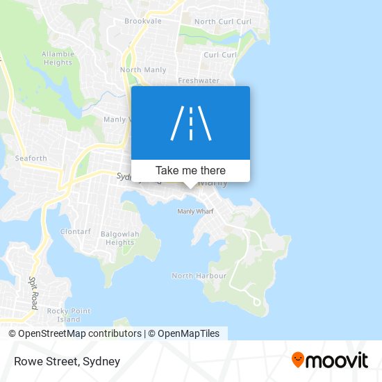 Rowe Street map