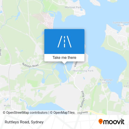 Ruttleys Road map