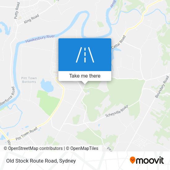 Old Stock Route Road map