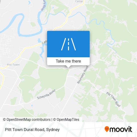 Pitt Town Dural Road map