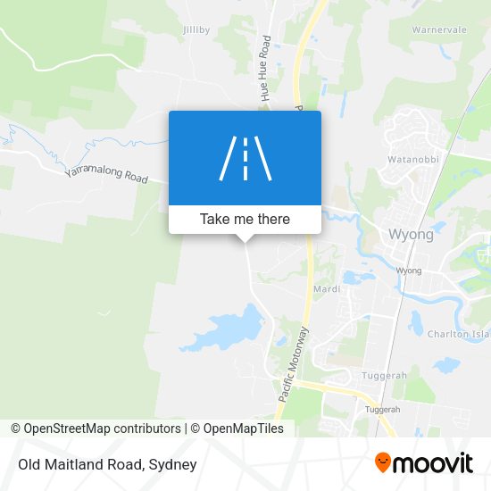 Old Maitland Road map