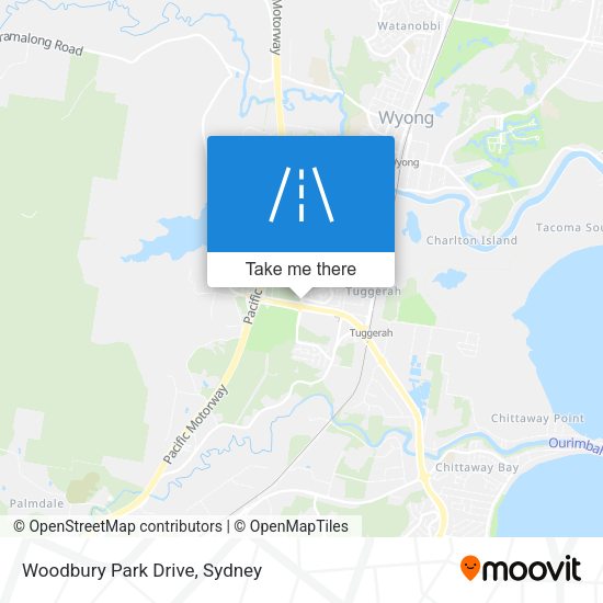 Woodbury Park Drive map