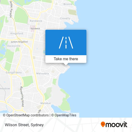 Wilson Street map