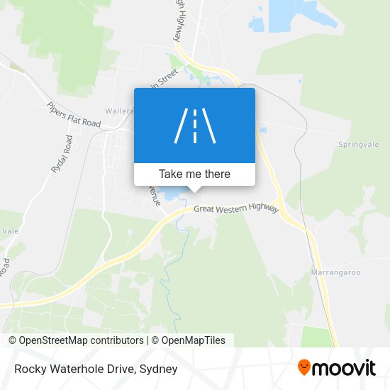 Rocky Waterhole Drive map