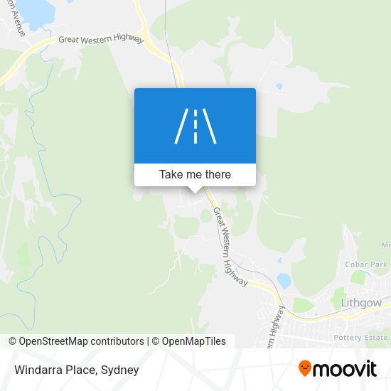 Windarra Place map
