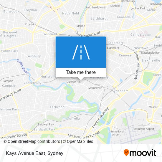 Kays Avenue East map