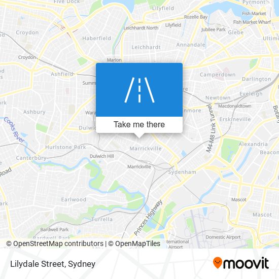 Lilydale Street map