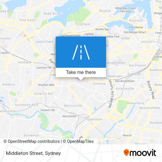 Middleton Street map