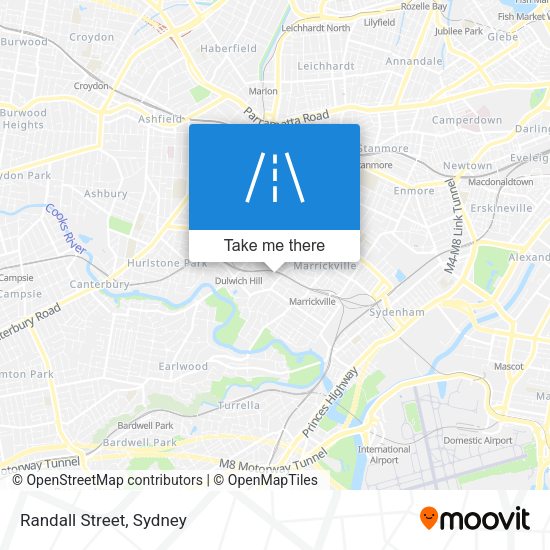 Randall Street map