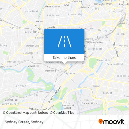 Sydney Street map