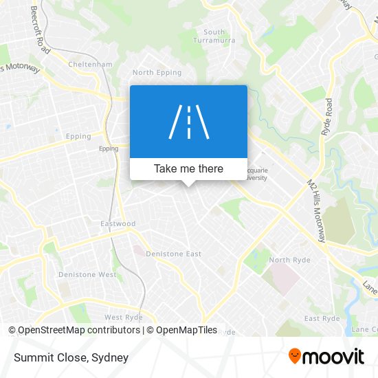 Summit Close map