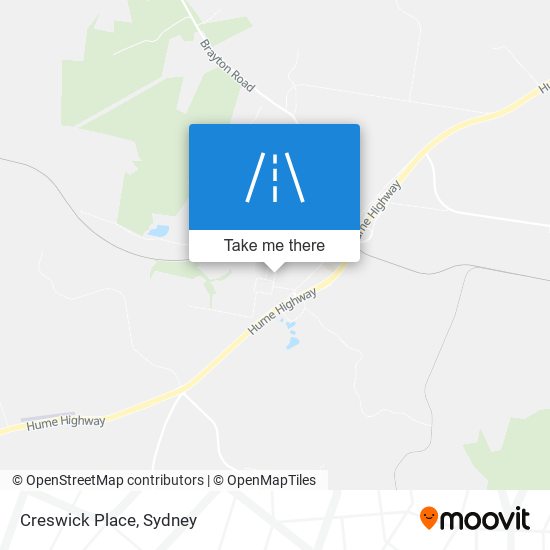 Creswick Place map