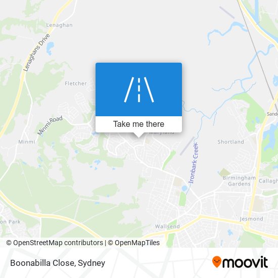 Boonabilla Close map