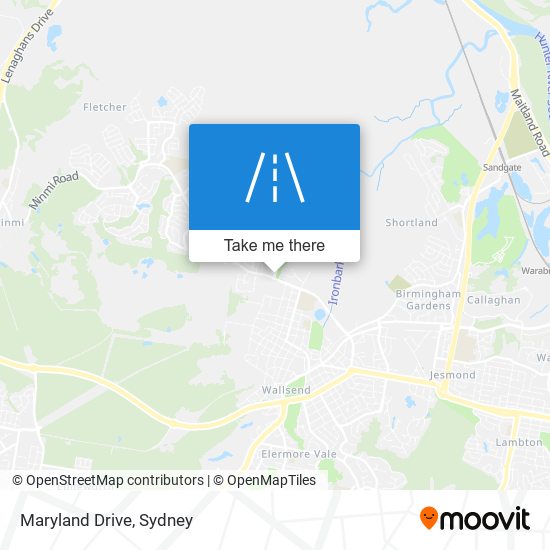 Mapa Maryland Drive