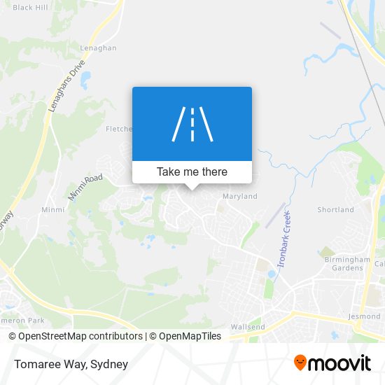 Tomaree Way map