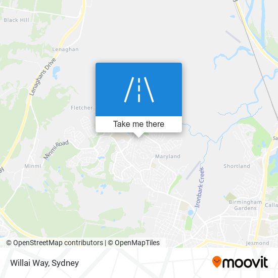 Willai Way map