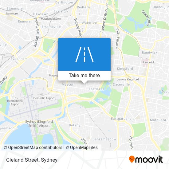 Cleland Street map
