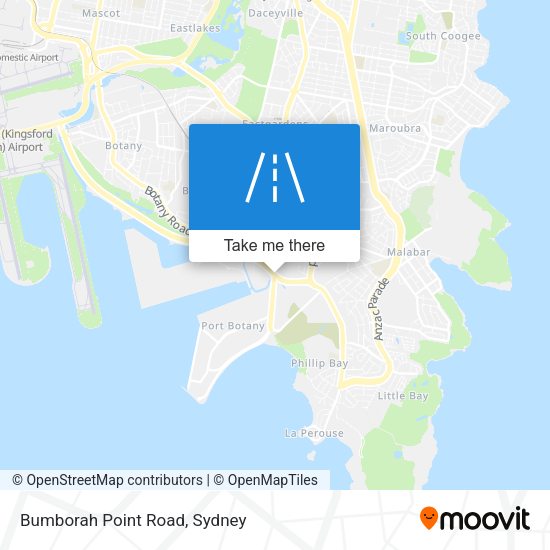 Bumborah Point Road map