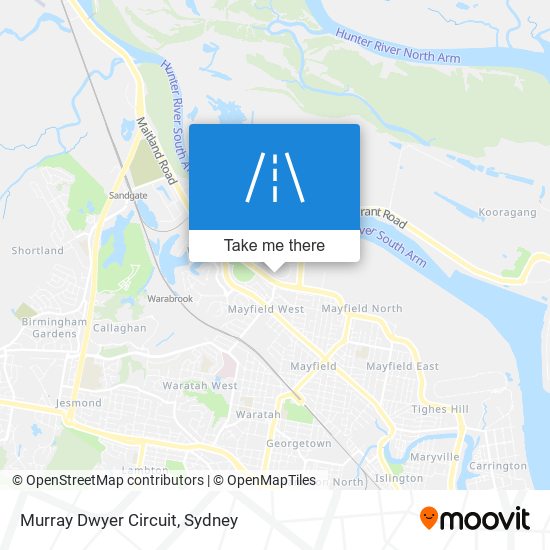 Mapa Murray Dwyer Circuit