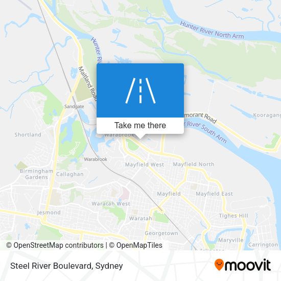 Steel River Boulevard map