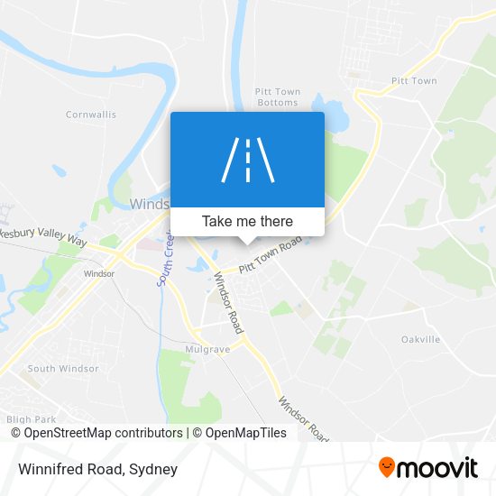 Winnifred Road map