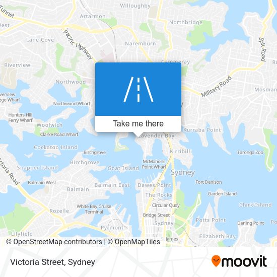 Victoria Street map
