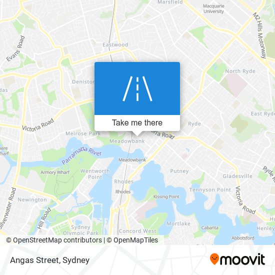 Angas Street map