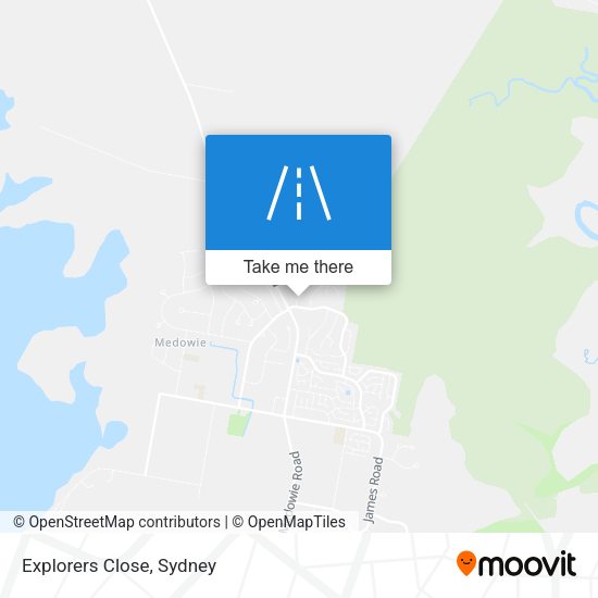 Explorers Close map