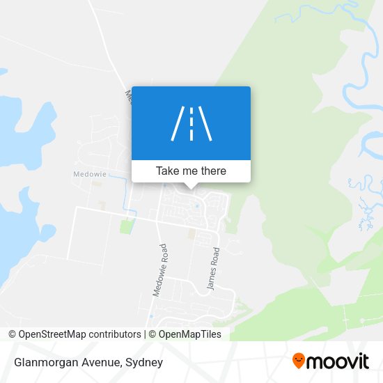 Glanmorgan Avenue map