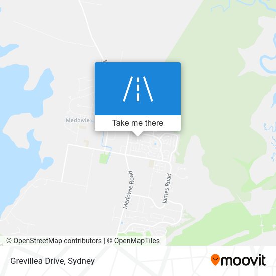 Grevillea Drive map