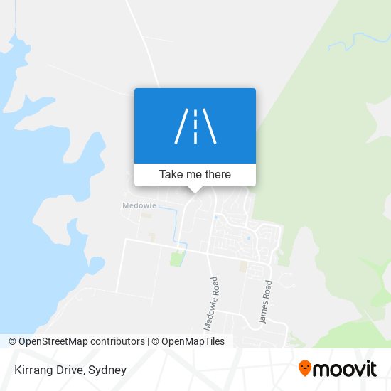 Mapa Kirrang Drive