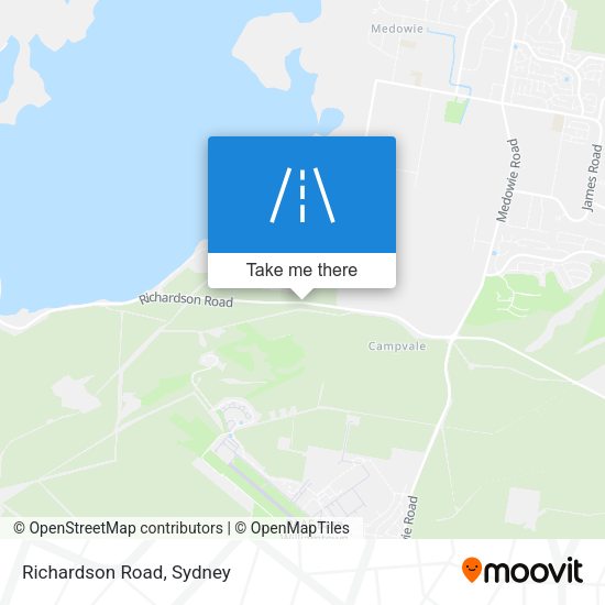 Richardson Road map