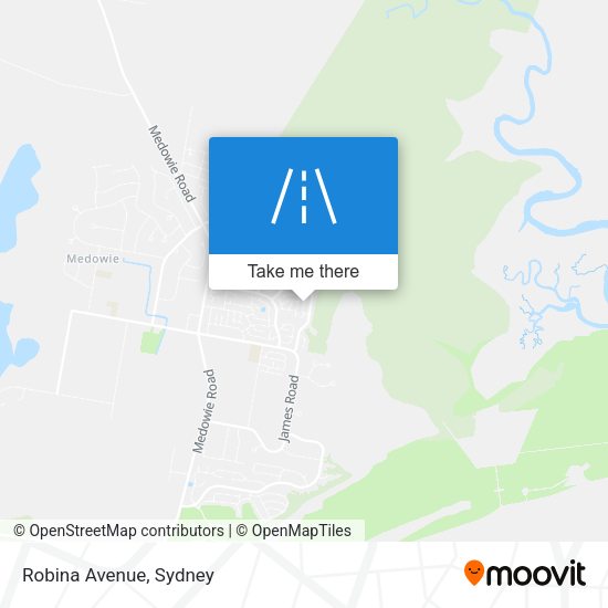 Robina Avenue map