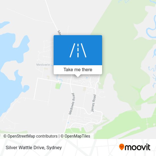Silver Wattle Drive map