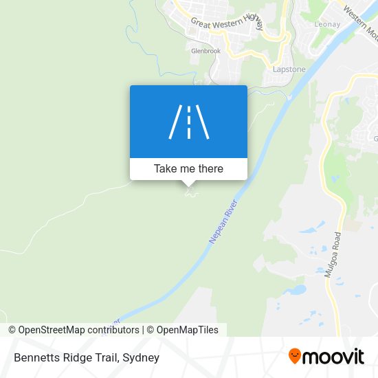 Bennetts Ridge Trail map