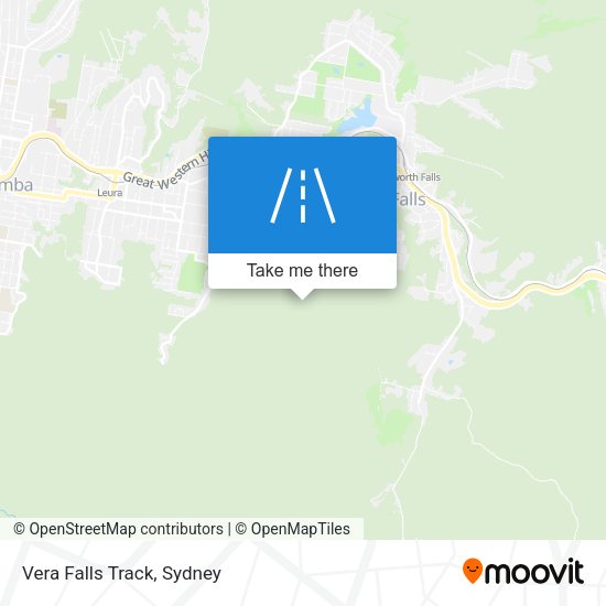 Vera Falls Track map