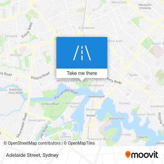 Adelaide Street map