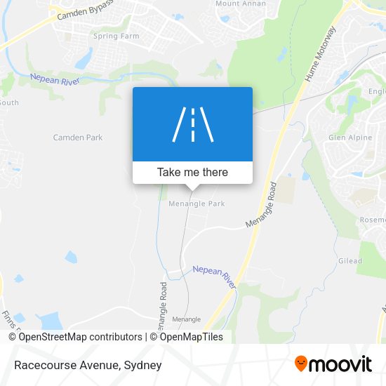 Racecourse Avenue map