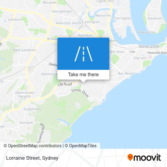 Lorraine Street map