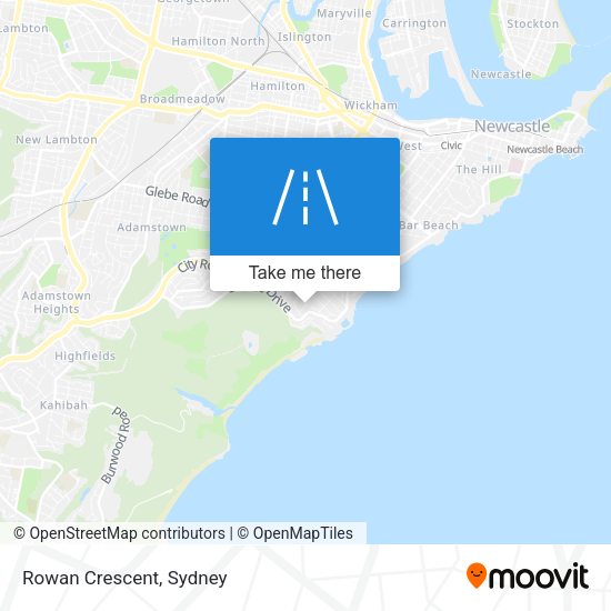 Rowan Crescent map