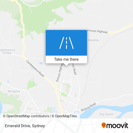 Emerald Drive map