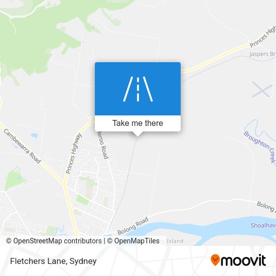 Fletchers Lane map