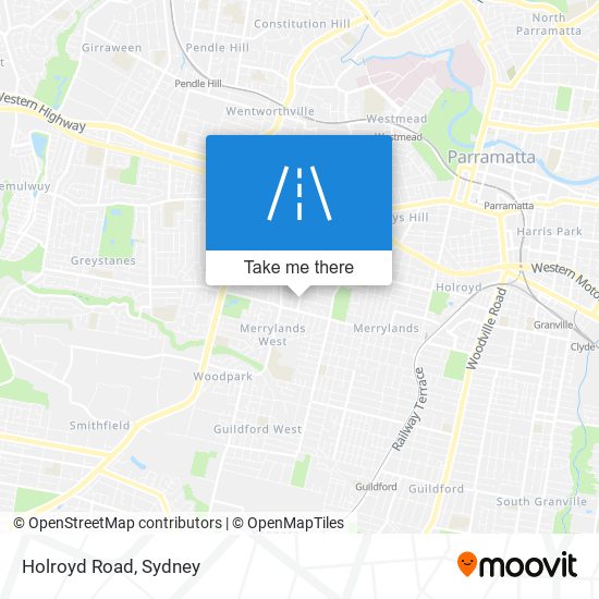 Holroyd Road map