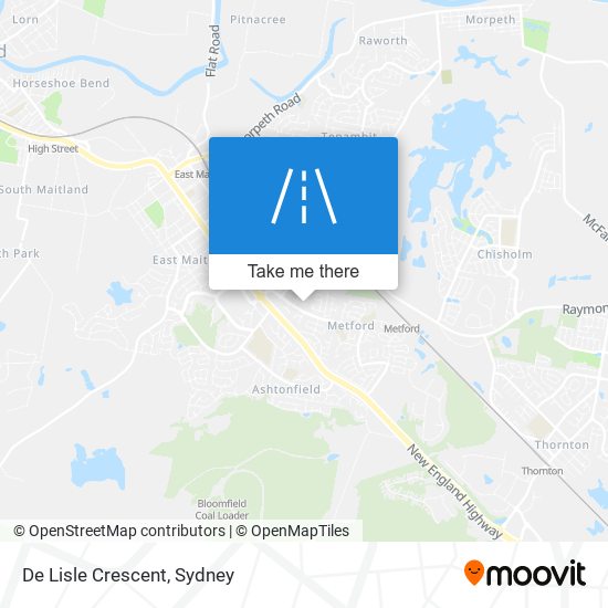 Mapa De Lisle Crescent