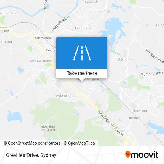 Grevillea Drive map