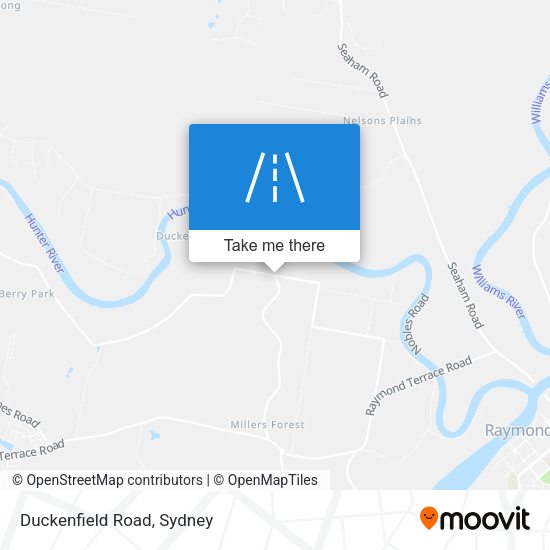 Duckenfield Road map