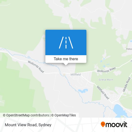 Mount View Road map