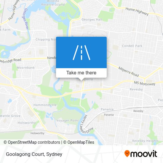 Goolagong Court map