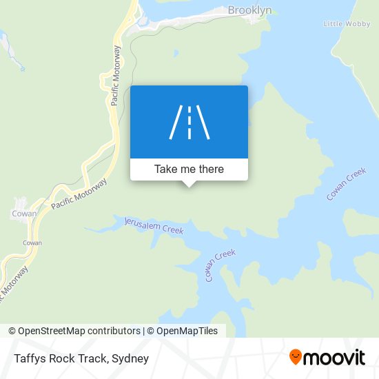Taffys Rock Track map