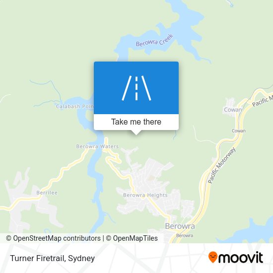 Turner Firetrail map